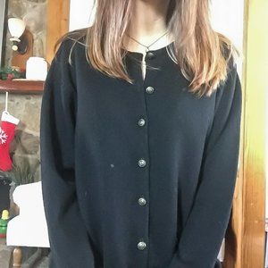 Pendleton Wool Midnight Black Cardigan